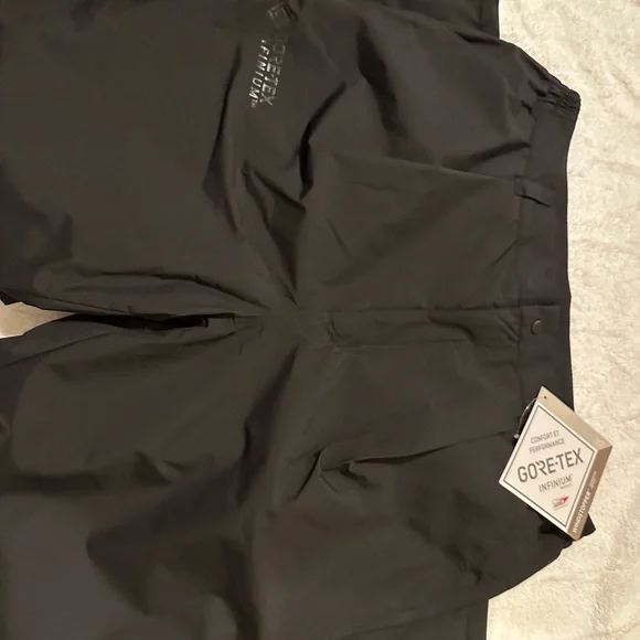 Adidas Black Skateboarding Gore-Tex Tech Water Resistant Unisex Pants Large